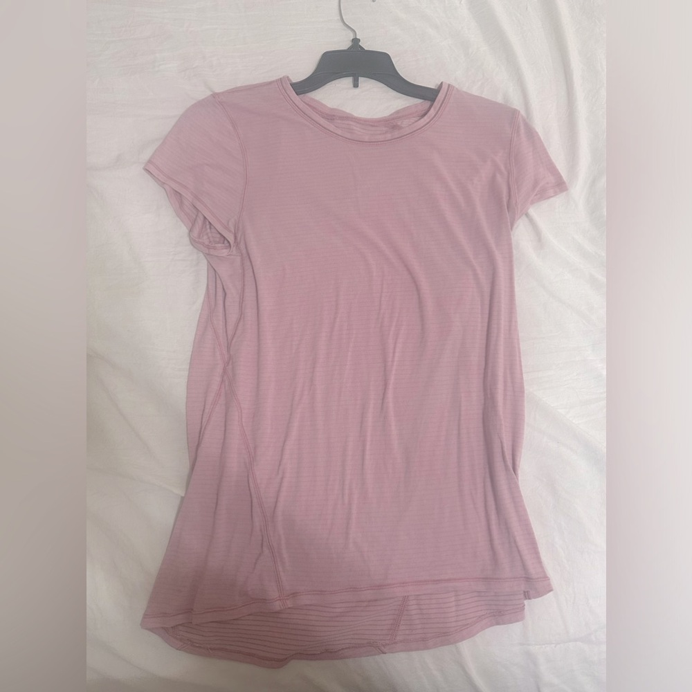 Pink lulu shirt